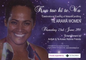 Matariki-Te Arawa Poster for 23 June 2011